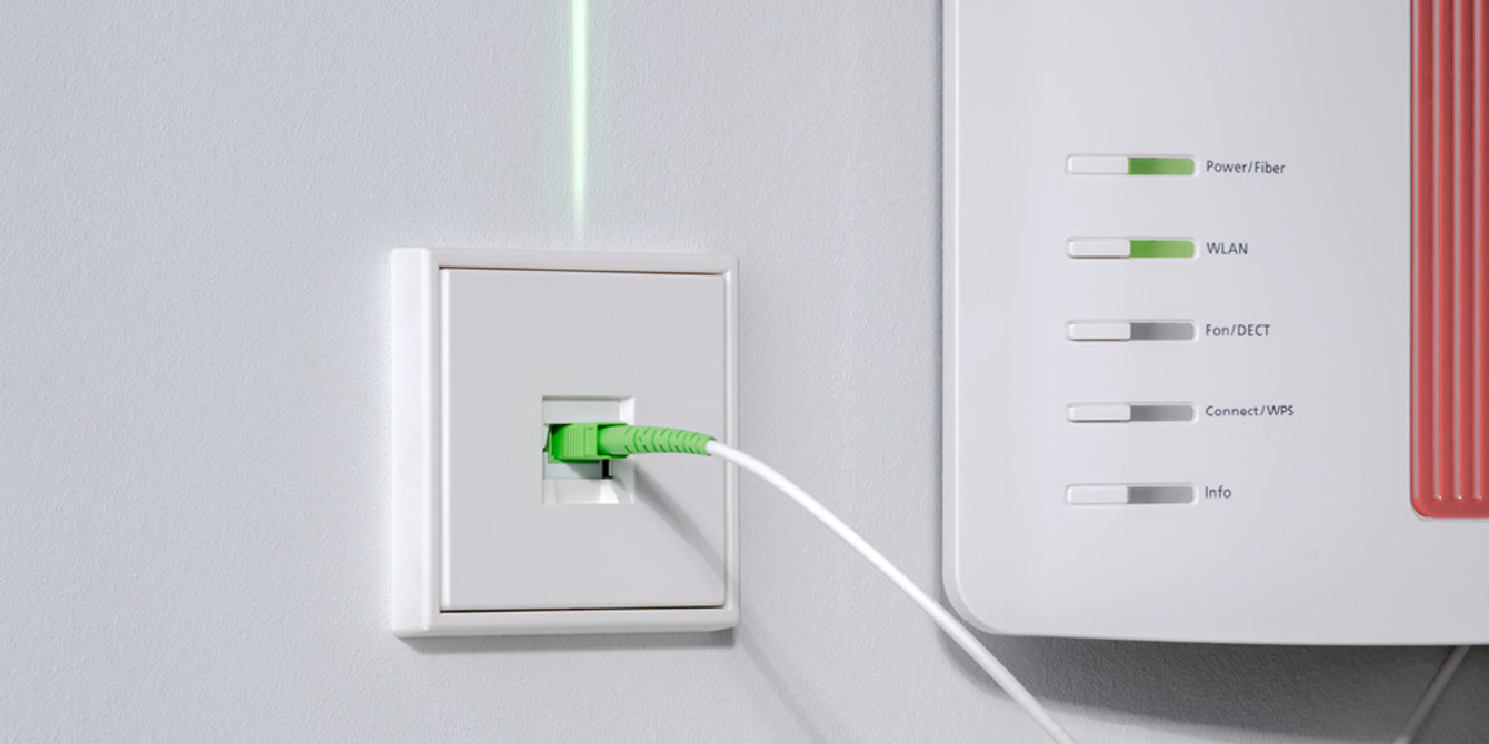 Die neuen Glasfaser-Anschlussdosen bei Elektro Emsermann in Hünstetten